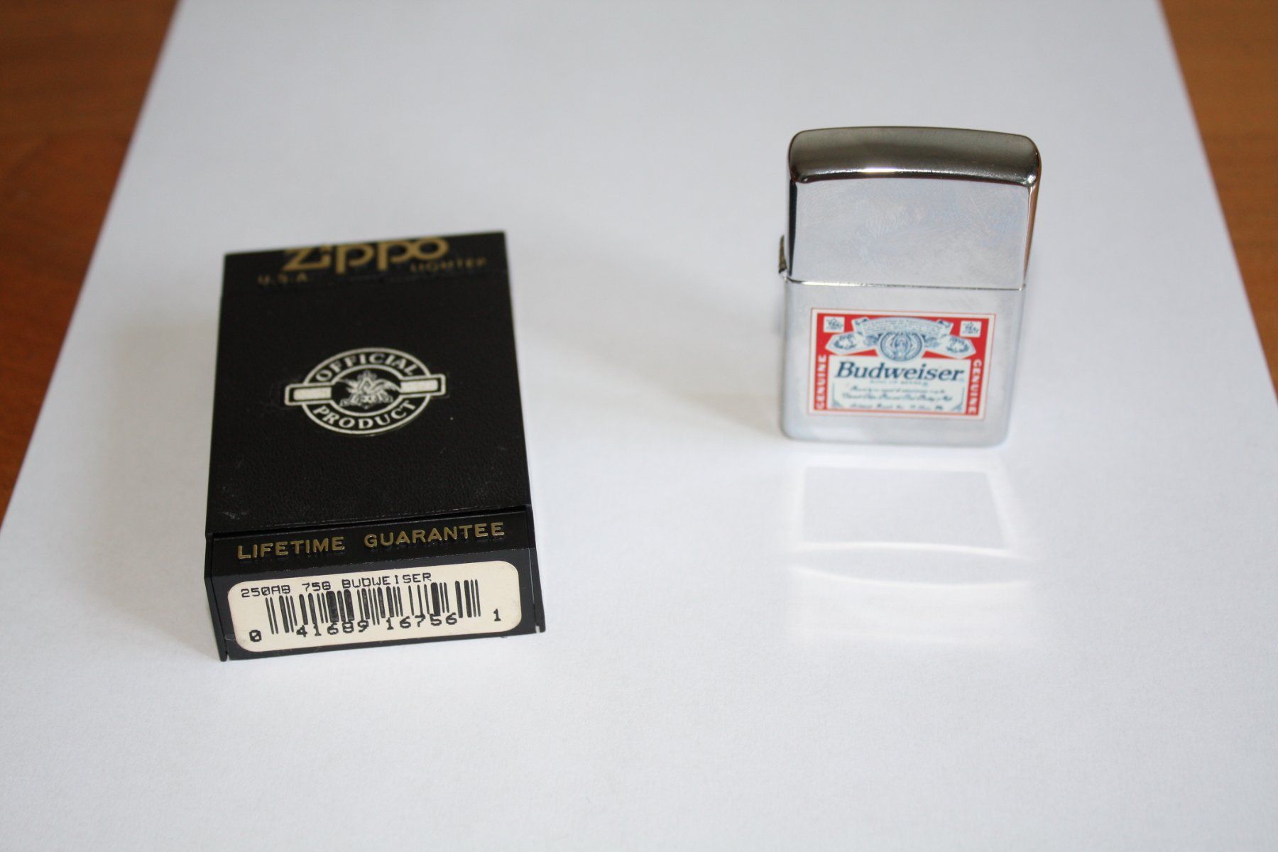 Zippo Briquets: Zippo Feuerzeug Budweiser – Neuf (Voir description) à Gattikon par astra24 1