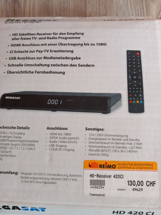 HD Satelliten Receiver und Empfanger Kaufen auf Ricardo