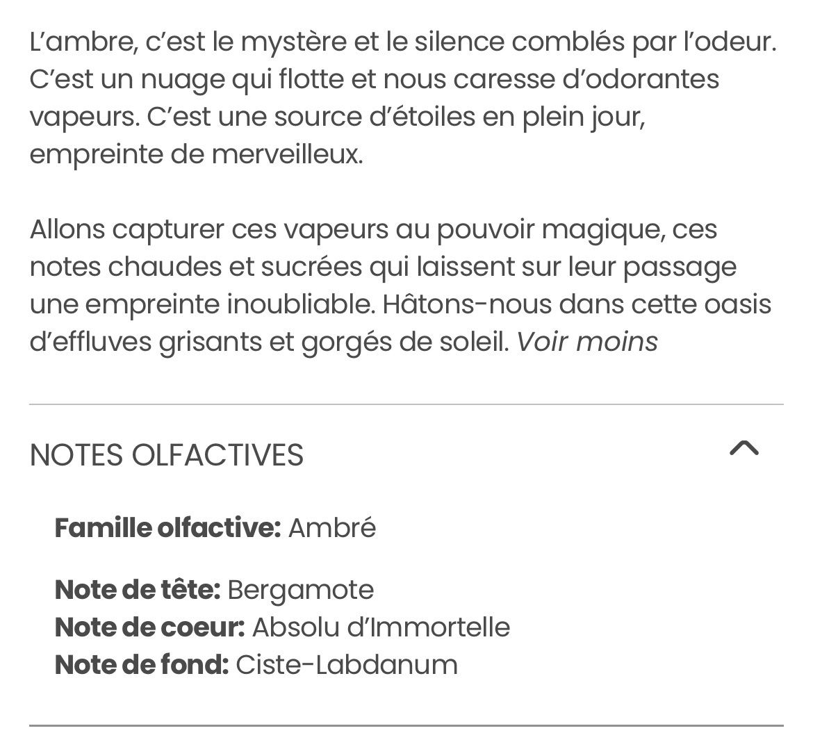 Parfums & Eau de Toilette: EdP AMBRA Le Couvent – Neuf avec emballage d'origine à Rossens FR par Gat0205 2
