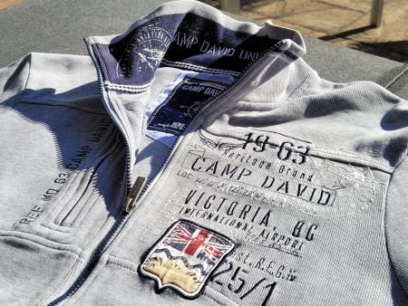 CAMP DAVID AIR - VICTORIA B.C./CANADA - Hoodie Gr.L, wie NEU