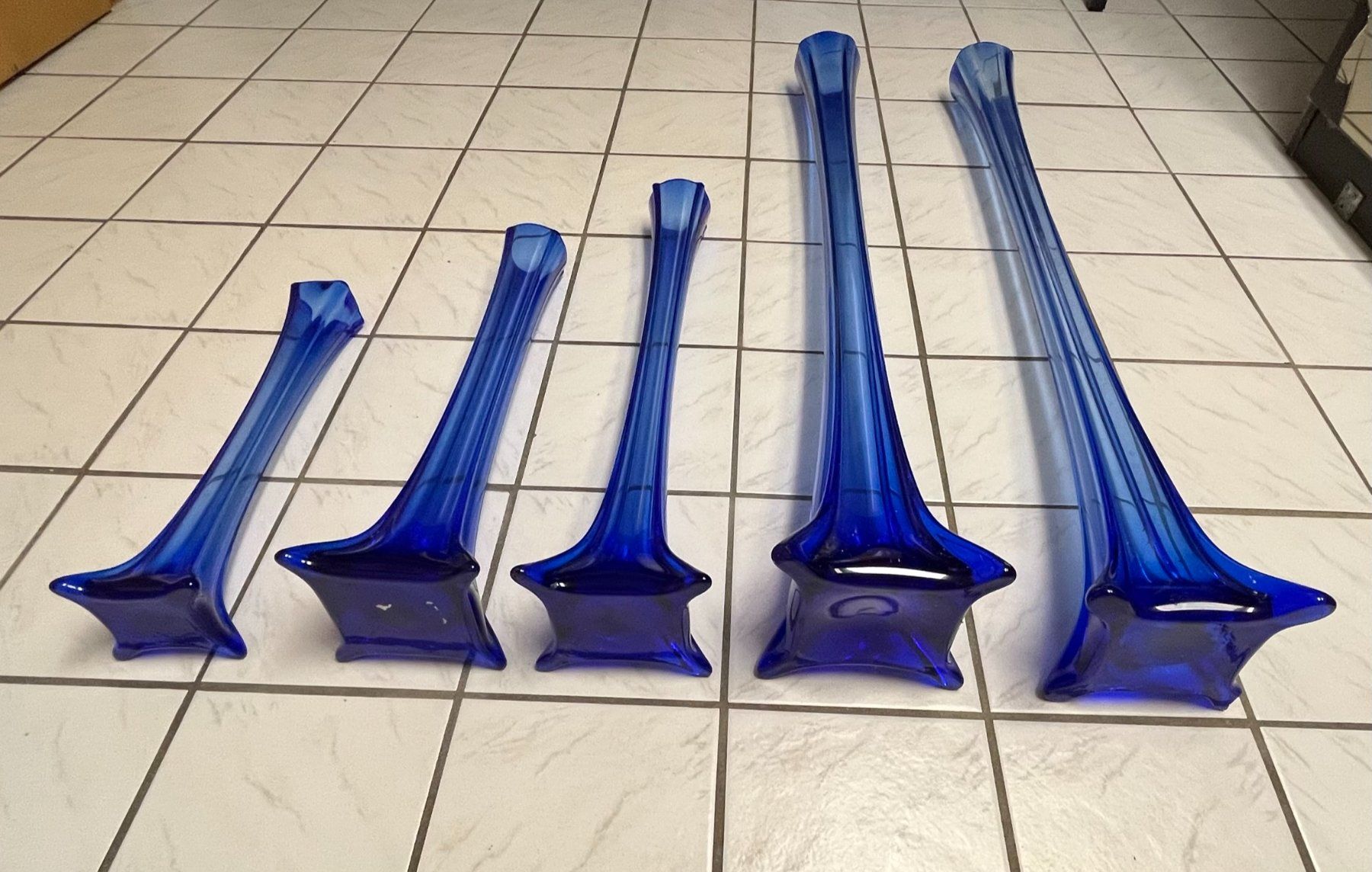 Vasi & Recipienti: 5 seltene blaue Vasen – Usato da Balzers venduto da APE03 6