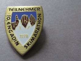 ANSTECKER ABZEICHEN 10.ENGADIN SKIMARATHON 1978, TEILNEHMER