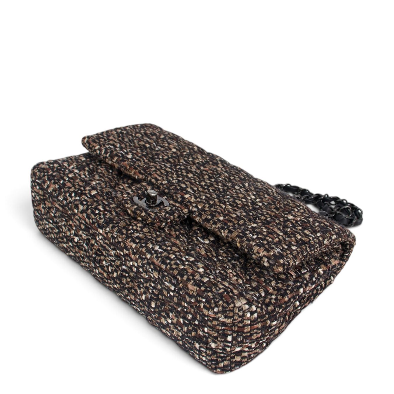 Chanel Taschen für Damen: Chanel Timeless Medium double flap tweed – Gebraucht aus Binningen von Designerlabels 6
