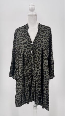 # WOMAN - Kleid ,,leoprint‘‘ Gr. M/L - NEW COLLECTION #