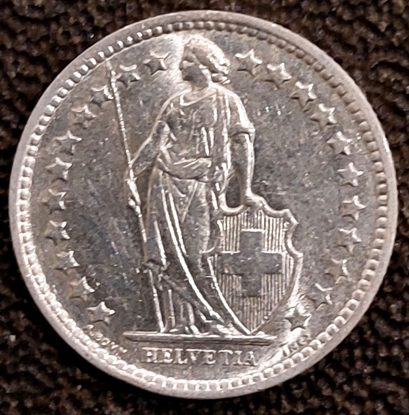 Tutti le monete: 50 Rappen 1958 – Nuovo (secondo la descrizione) da Arch venduto da moneyswiss 1