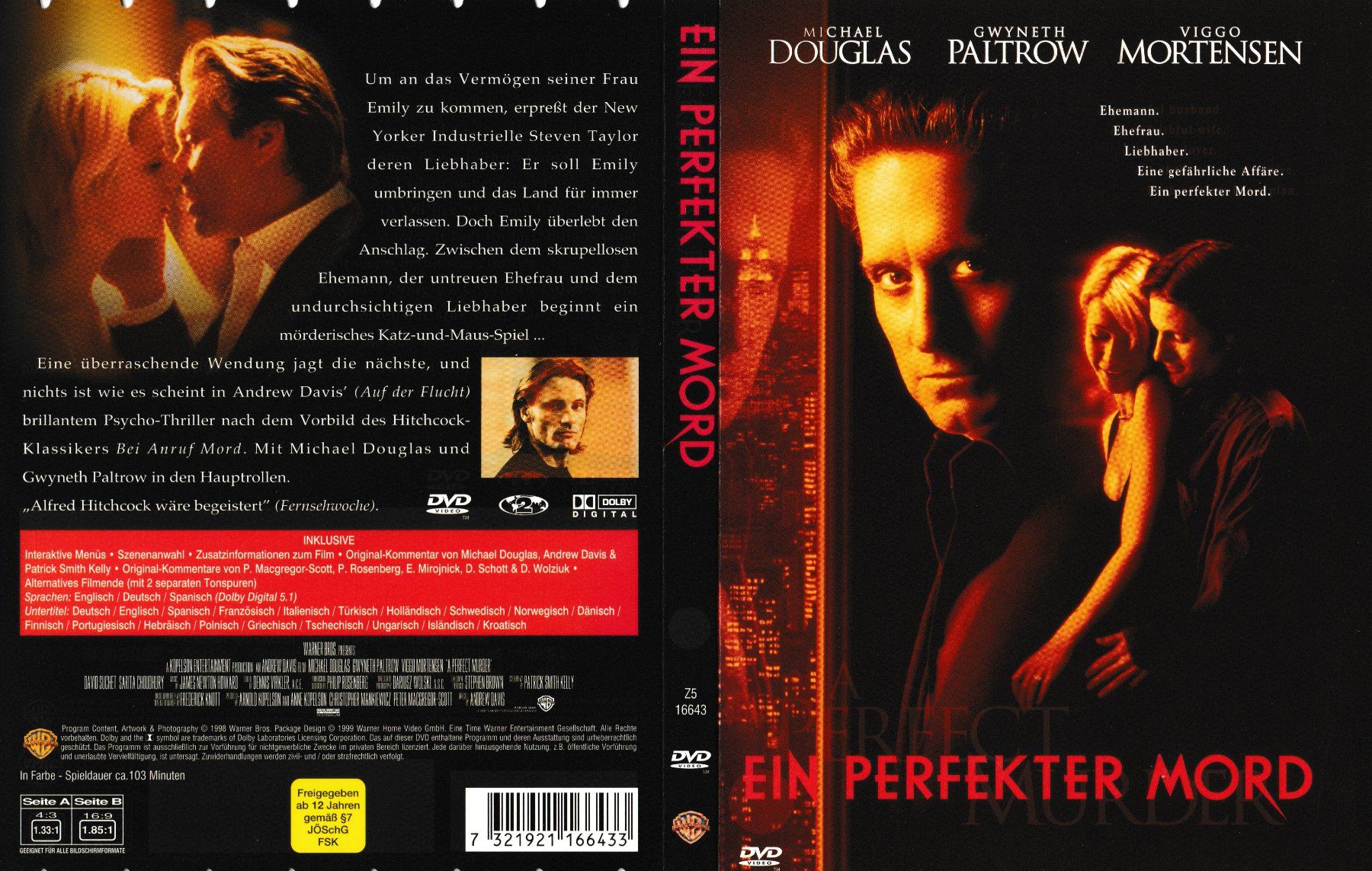 Tutti i DVDs: DVD - Ein perfekter Mord – Usato da Langnau am Albis venduto da MediaRescuerKeLoX