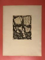 Radierung "Sommerlandschaft" unleserlich signiert, Dat.1965