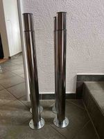 Edelstahl Beine   4 Stk. gebraucht