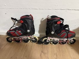 Inline Skates Crane schwarz rot Grösse 42 neuwertig