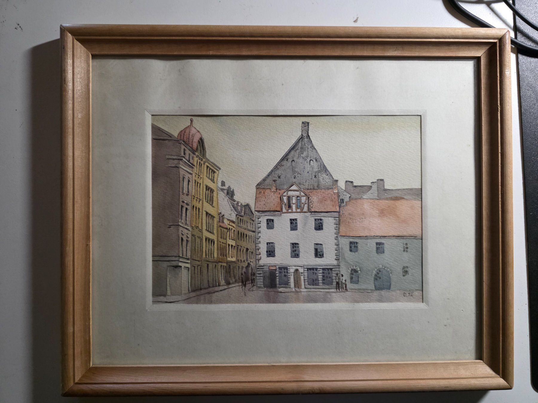 Gemälde: Bild Gemälde Aquarell Davids 1992 – Gebraucht aus Walterswil BE von Lonitti 1