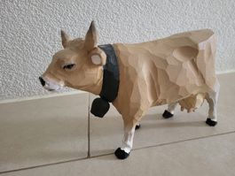 Holz Kuh hand geschnitzt