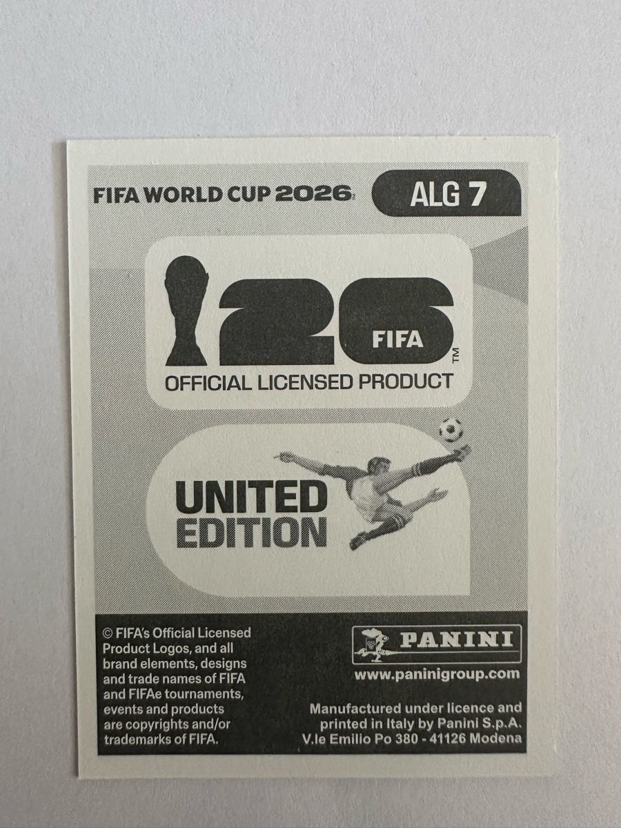 Panini Carte collezionabili: Panini Sticker WM 2026 ALG 7 Aissa Mandi – Nuovo (secondo la descrizione) da Herisau venduto da Ballenberger 1