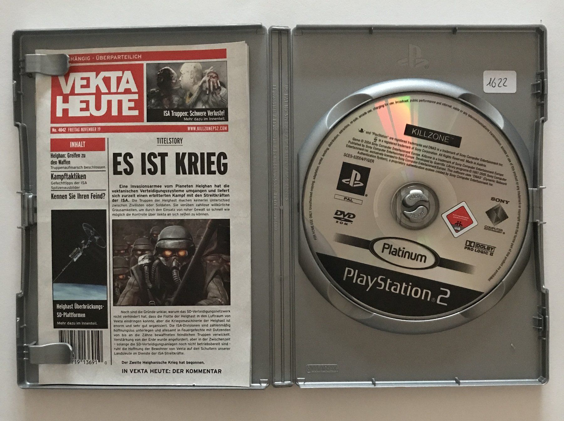Giochi: PS2 - Killzone – Usato da Allschwil venduto da Bullach 1