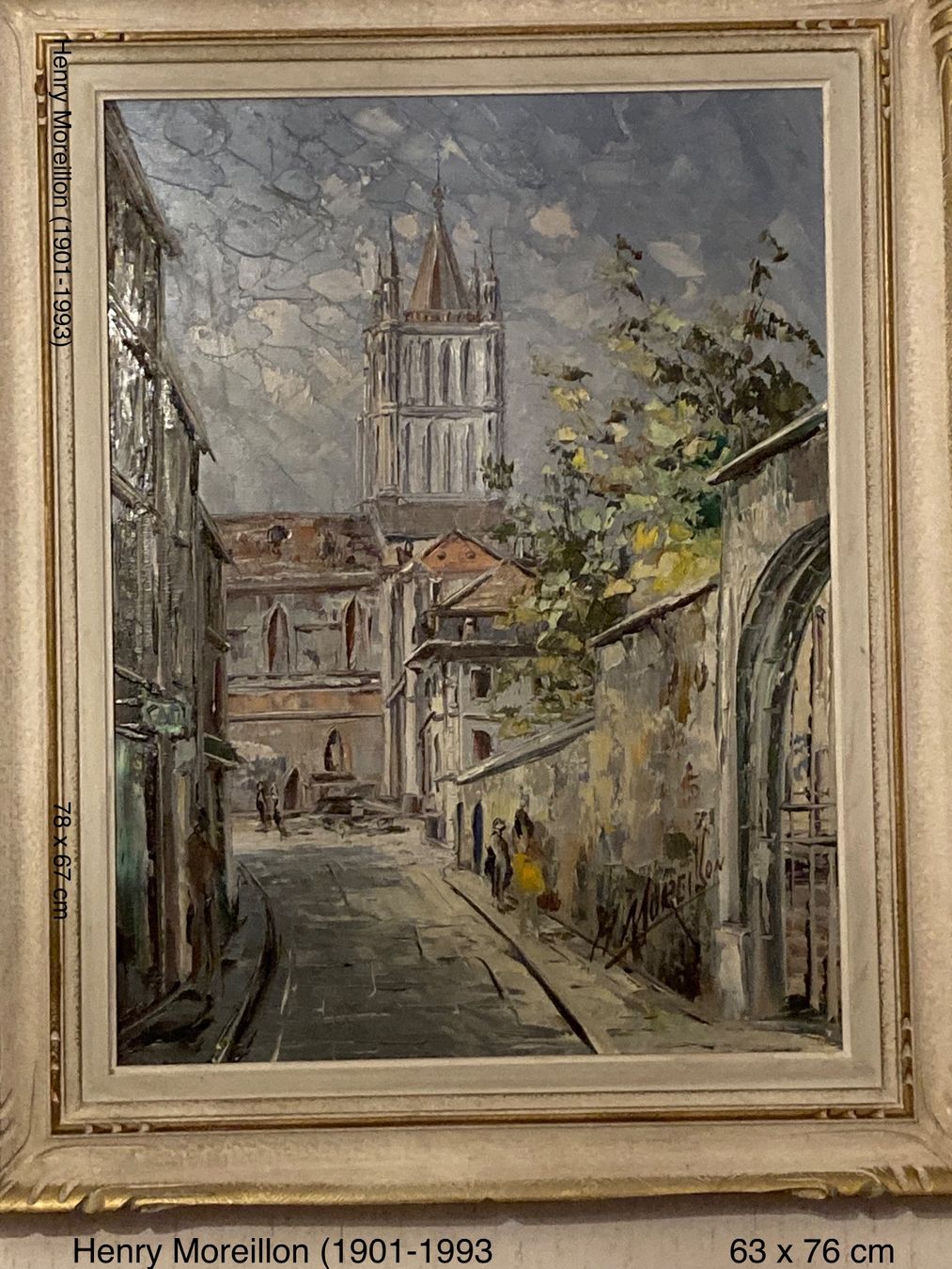 Gemälde: rue de la Cité par H. Moreillon – Gebraucht aus Savièse von gro_97hy