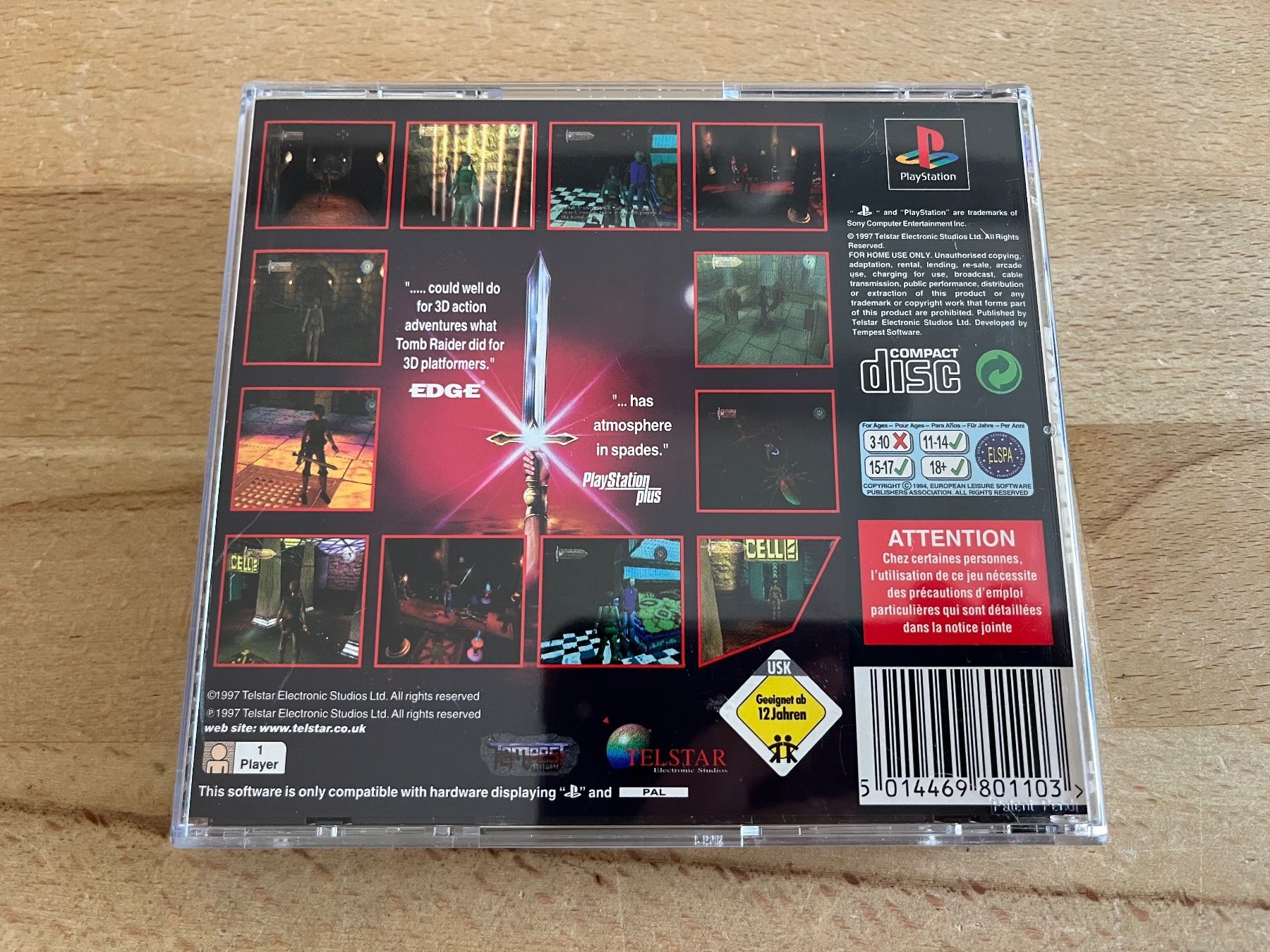 Sony Giochi: Excalibur 2555 A.D. - Playstation 1 PS1 – Usato da Thalwil venduto da ranx 2
