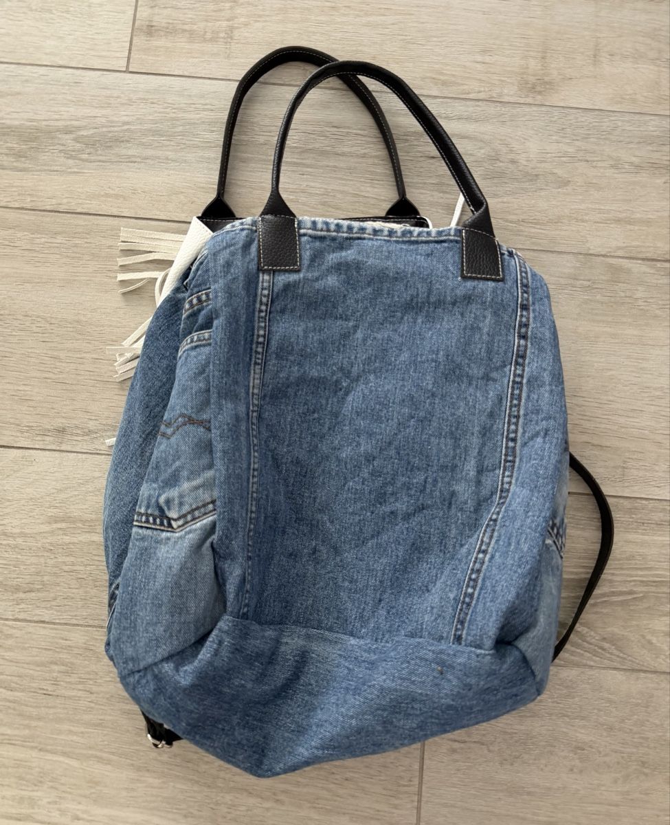 Vera Pelle Taschen für Damen: Borsa pelle e jeans – Neu (gemäss Beschreibung) aus Riva San Vitale von anouky01 1