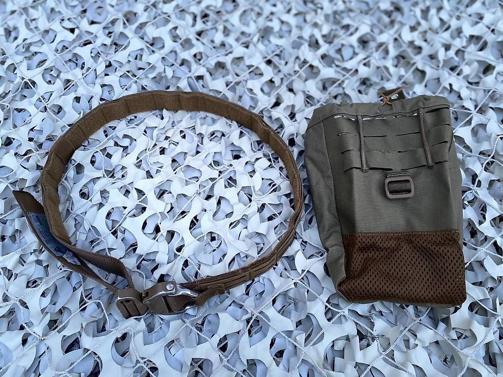 Cinture: DIRECT ACTION Einsatzgürtel (gebraucht) + Dump Pouch (neu) – Usato da Salenstein venduto da Masterm1