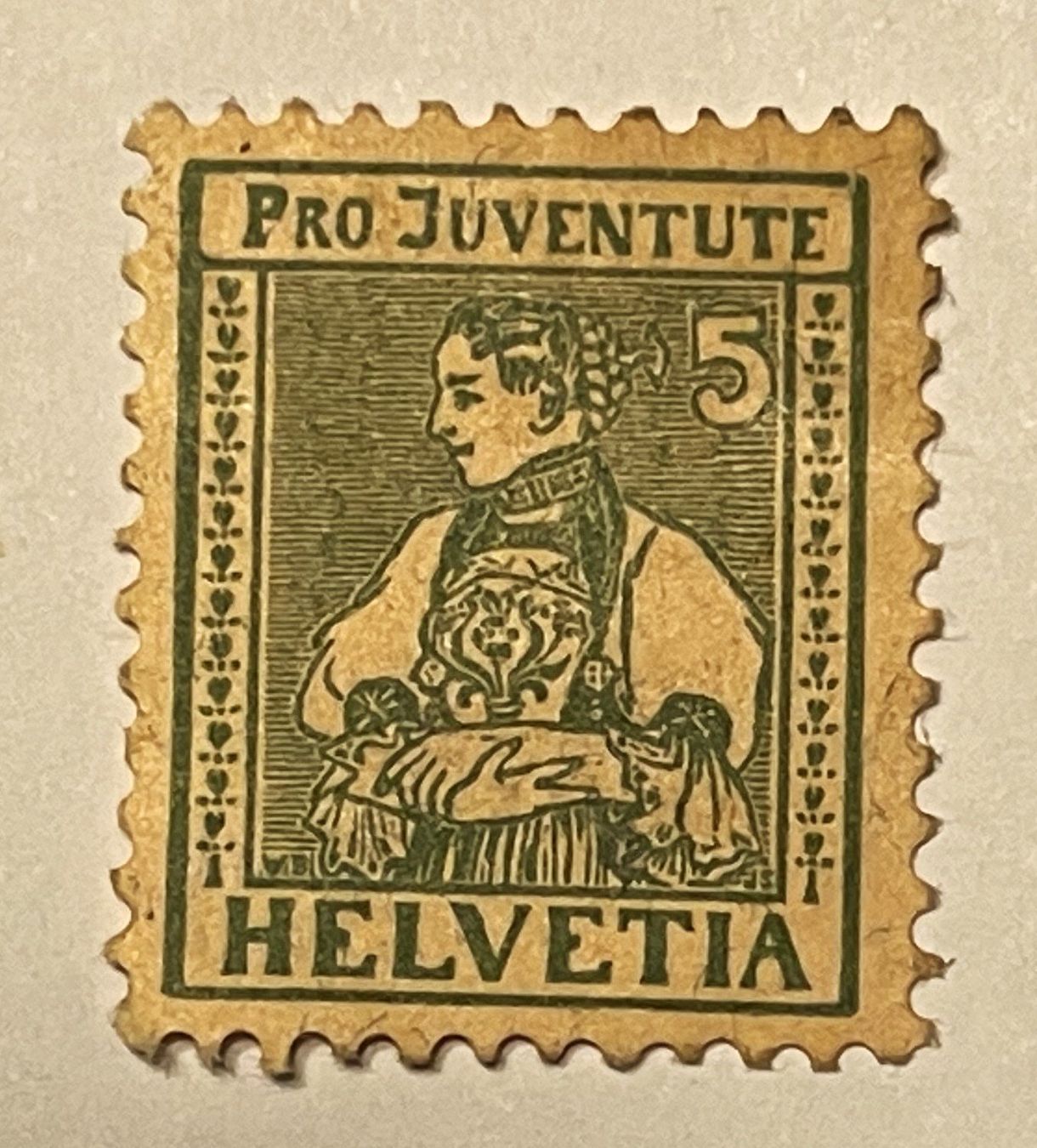 Tutti i francobolli: Pro Juventute 5, 1917, Trachtenbilder – Usato da Oftringen venduto da Vucki