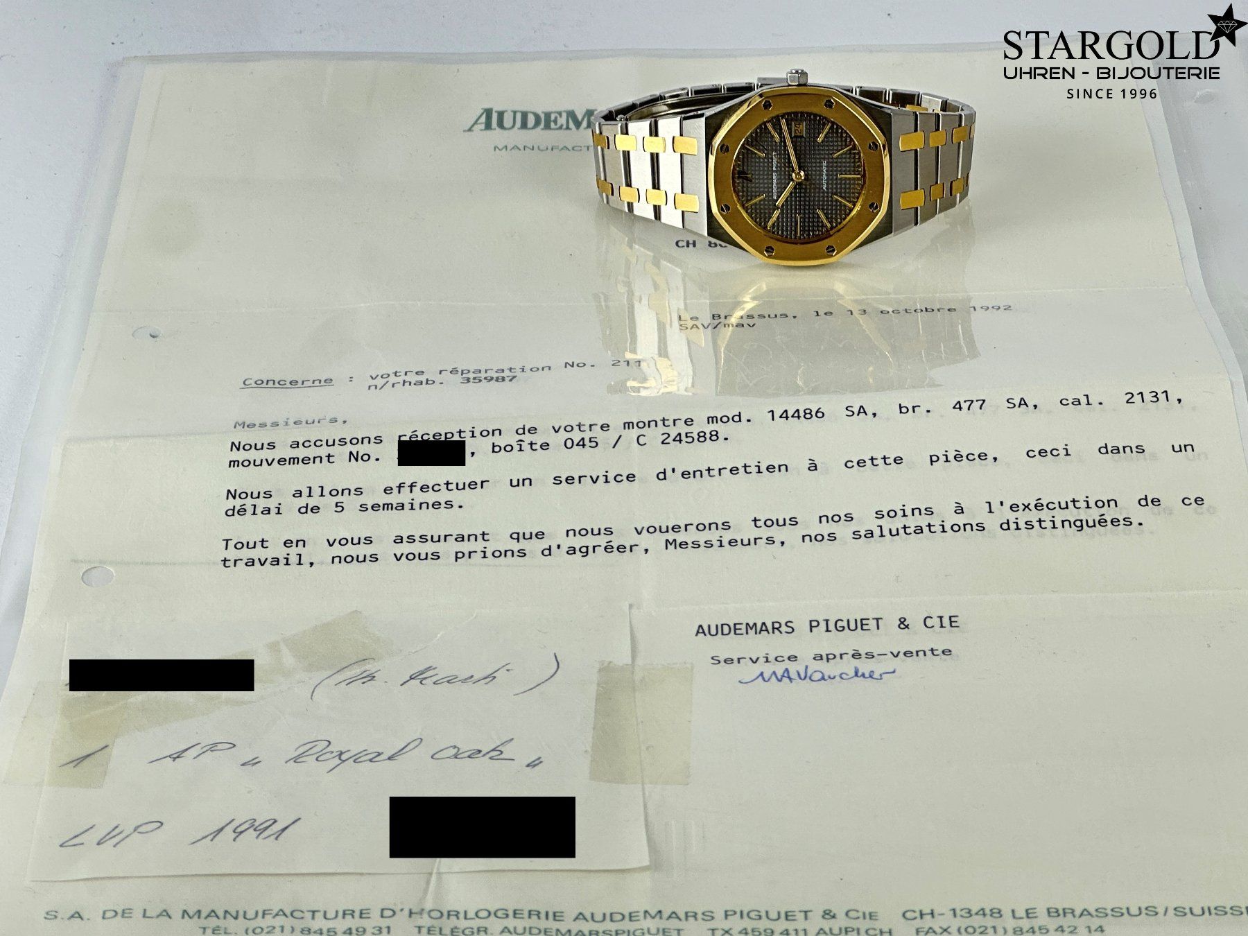 Audemars Piguet Orologi: Audemars Piguet Royal Oak 36mm - 14486SA – Usato da Zürich venduto da Stargold-Uhren 7