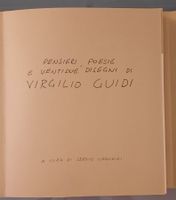LIBRO RARO, Virgilio Guidi Pensieri, Poesie e 22 disegni