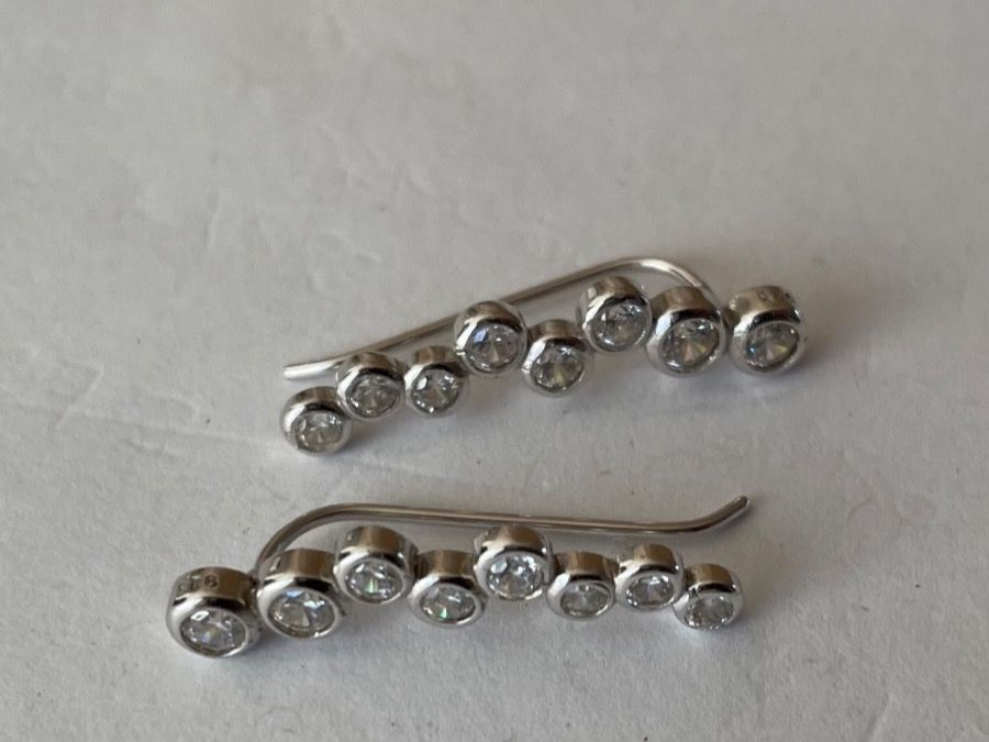 Boucles d'oreilles faites main en forme de poire en kunzite rose : pendantes en argent sterling 925 - France