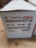 Treppenschrauben PROFIX M10x60 vernickelt TX40 50 Stk
