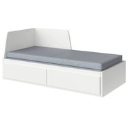 Ausziehbares Bett mit Bettkästen FLEKKE (IKEA)