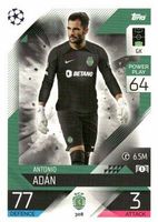 Topps Match Attax – Antonio Adán – Sporting CP (#308)