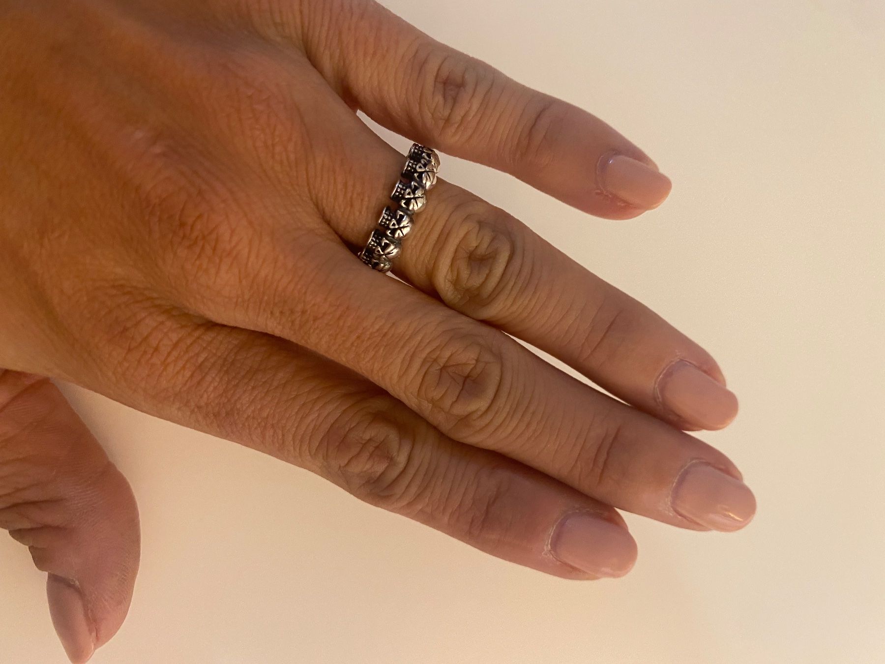 Anelli: Original Handmade "SILVER 2 STEEL" Totenkopf Skull Ring – Nuovo (secondo la descrizione) da Solothurn venduto da sabrina.m.solothurn 1