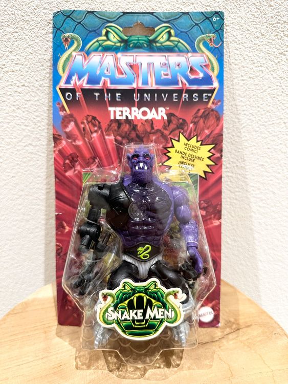 Mattel Masters Of The Universe Origins TERROAR Snakeman motu (Neu und ...