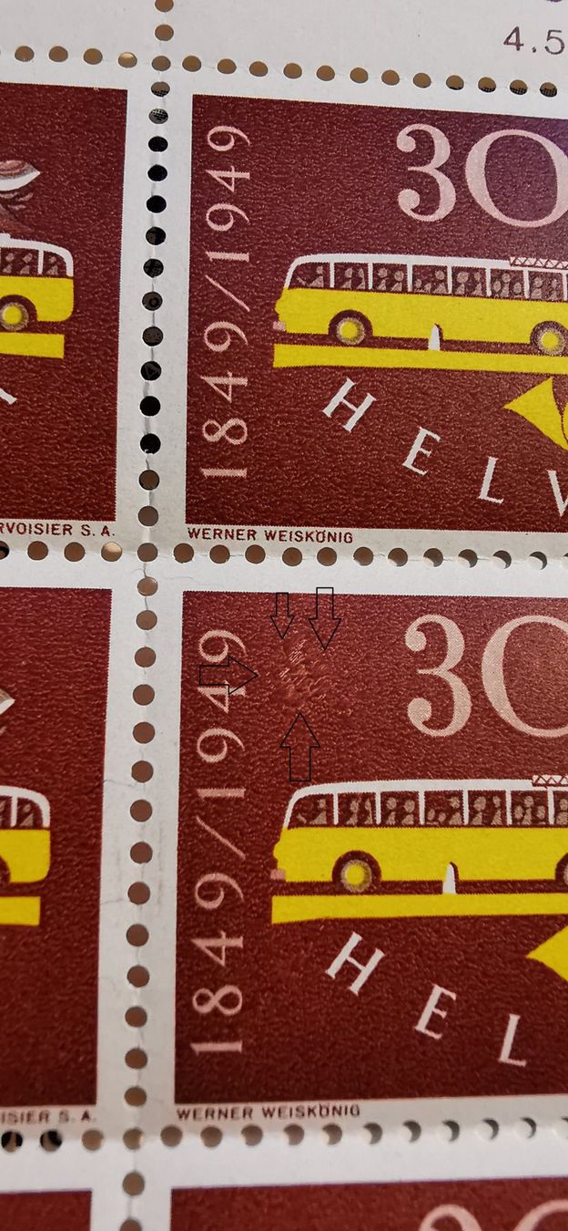 Tutti i francobolli: 1949* Mit Abart – Nuovo (secondo la descrizione) da Aadorf venduto da Chnorli-Furz 2
