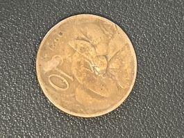 10 Centesimi, 1921 Italia