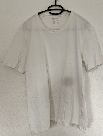 Herren T-Shirt weiss Grösse L akzeptabel