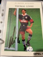 Signiertes Autogrammkarte Thomas Linke Bayern München