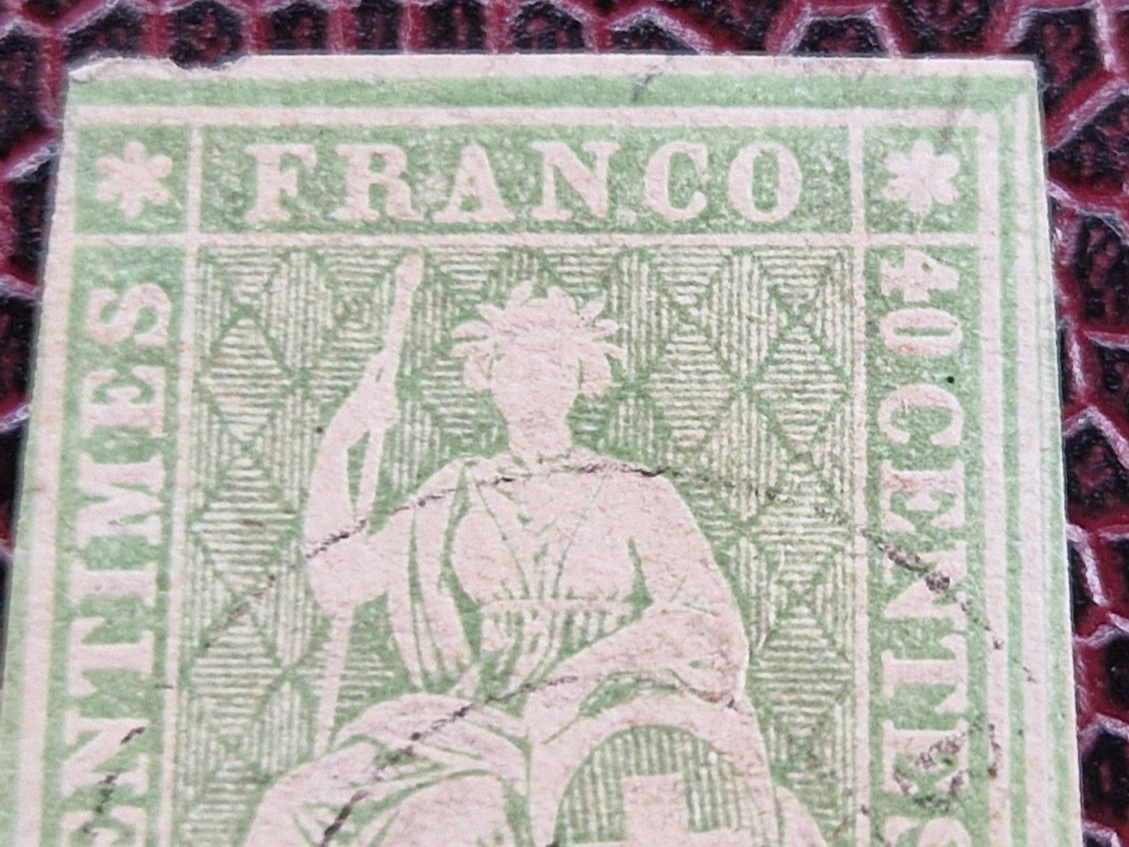 Tutti i francobolli: Strubel 26C, ab 1.- – Usato da Burgdorf venduto da Glossy01 1