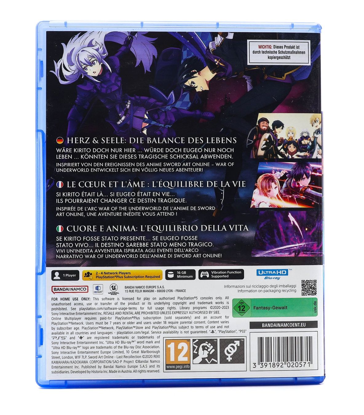Giochi: Sword Art Online: Last Recollection - PS5 – Usato da Paudex venduto da dindeboy 2