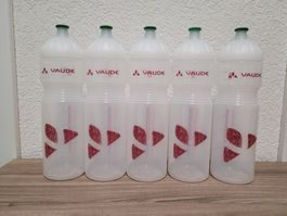 Pack de 5 gourdes / bidons de cyclisme 0,75 - Vaude - Neufs