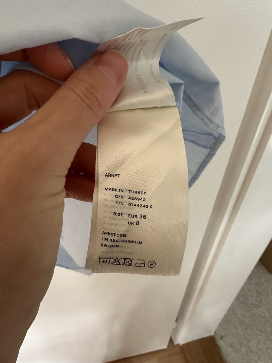Arket Kleider: ARKET Hemdblusenkleid in Hellblau, Grösse 36 – Neu (gemäss Beschreibung) aus Zürich von dom_hzh5 3