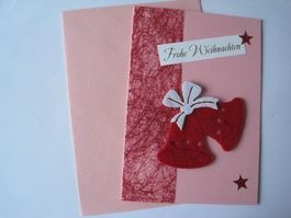 Weihnachtskarte Nr. 2 handgemacht