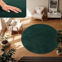 SONDERPREIS ‼️ XXL Teppich Rund NEU 200 cm div. Farben