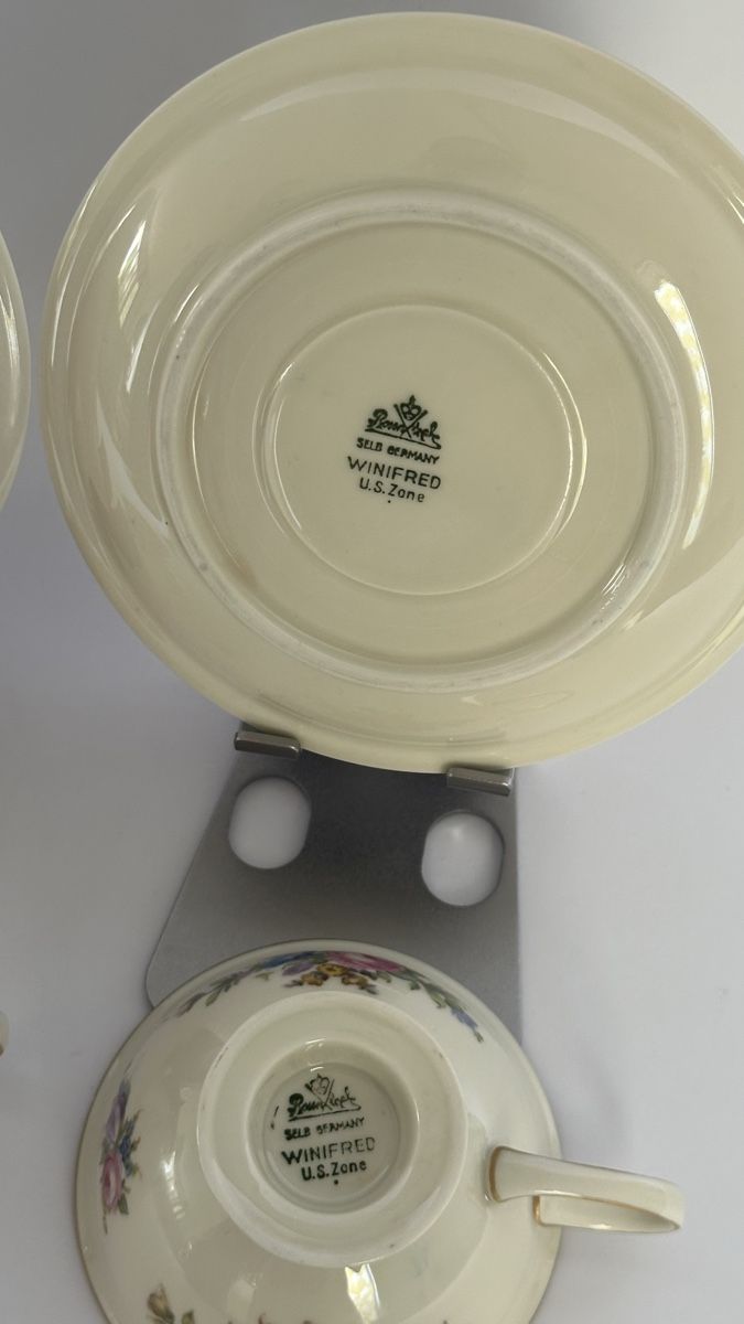 Rosenthal Set di piatti: 2 Rosenthal Selb Germany Winifred  – Usato da Aarwangen venduto da Wikipr 6