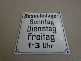 Spezielles Emailschild (bombiert)