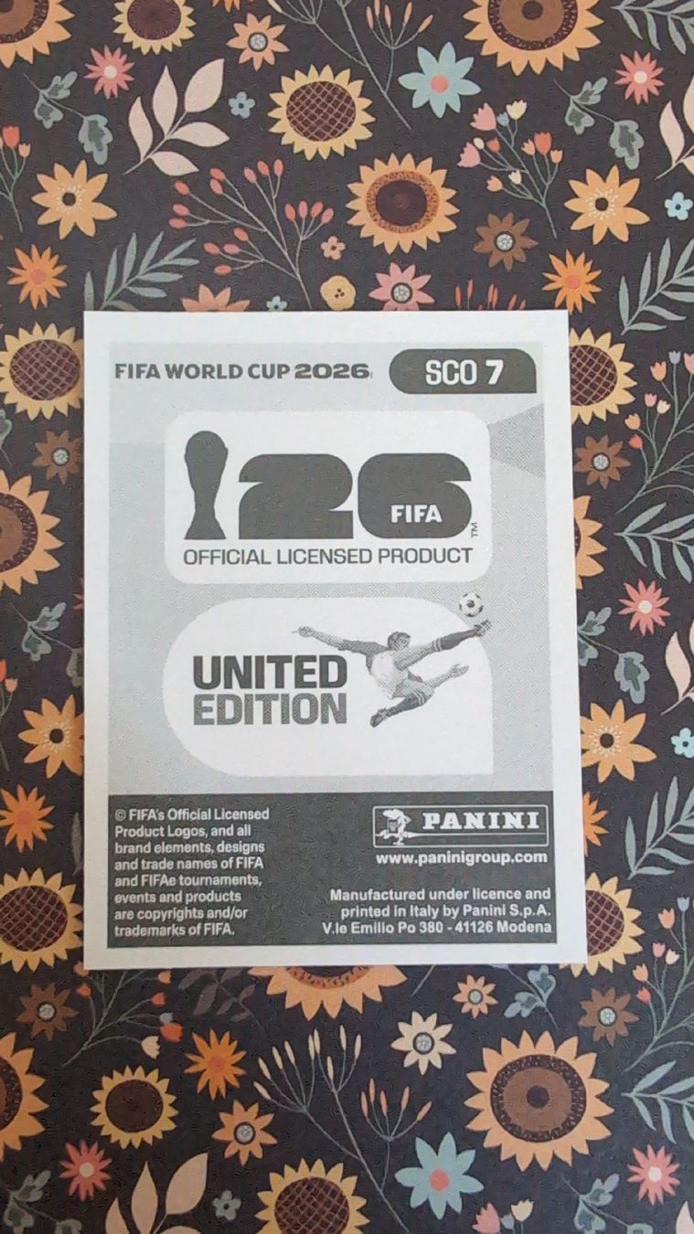 Panini Cartes à collectionner: SCO 7 - PANINI - FIFA WM 2026 – Neuf (Voir description) à Bauma par tobiaskl 1
