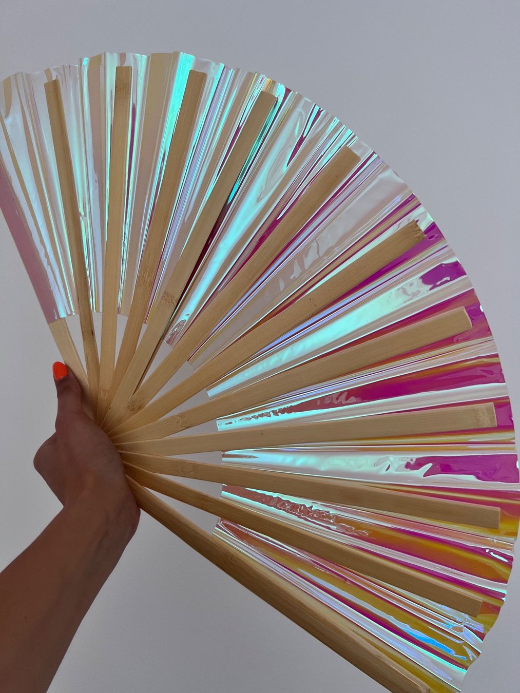 Tutte le decorazioni: HANDFÄCHER / HANDFAN - EXTRA LARGE, HOLOGRAPHIC – Nuovo e nell'imballaggio originale da Stansstad venduto da bruce888