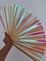 HANDFÄCHER / HANDFAN - EXTRA LARGE, HOLOGRAPHIC