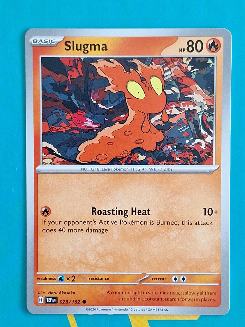 Pokémon Sammelbilder & Trading cards: Slugma - Temporal Forces Pokemon - #7.1 – Gebraucht aus Altstätten SG von GGsGameshop