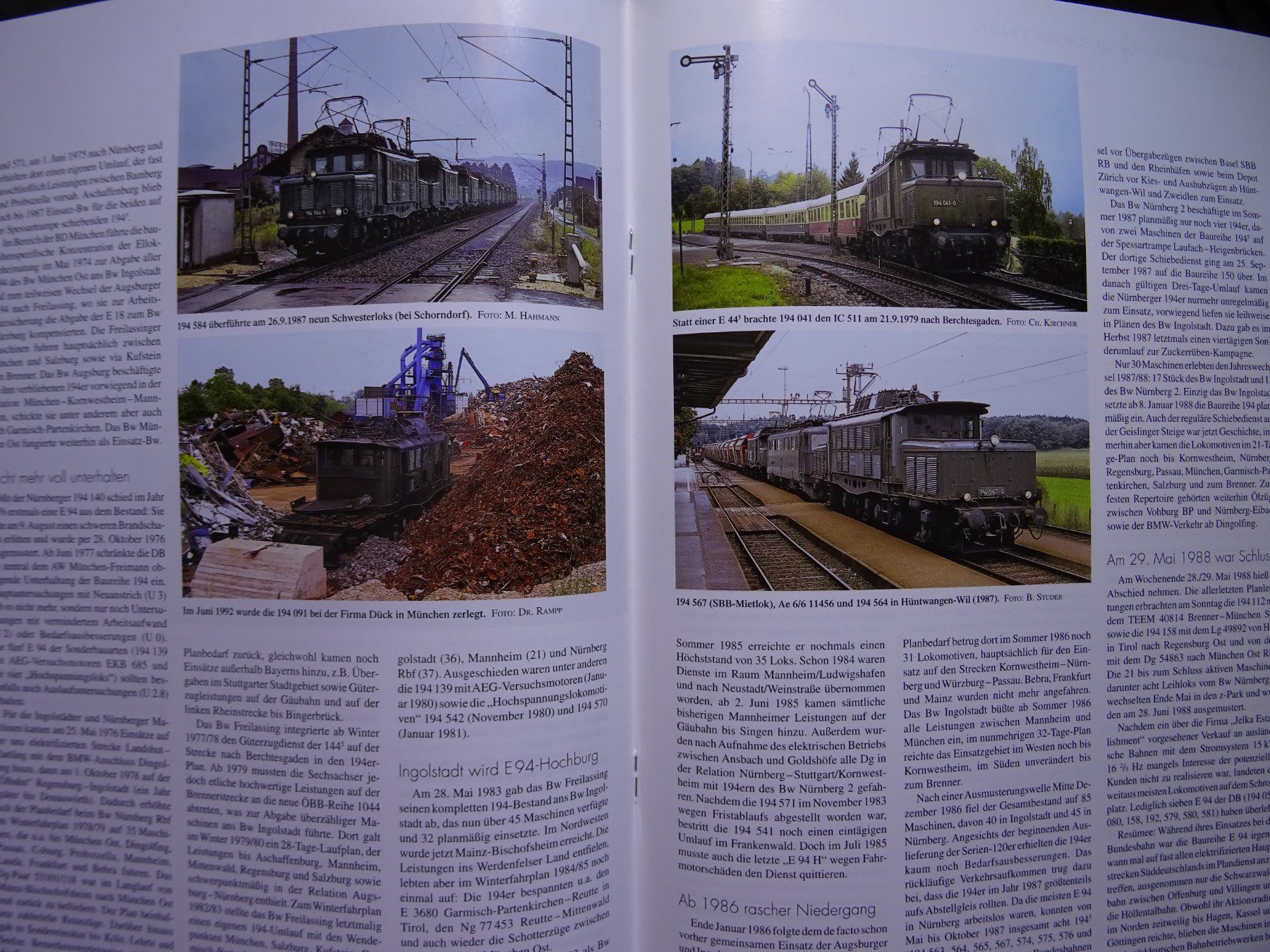 Libri: Eisenbahn Journal DB Baureihe E 94 Technik, Einsatz, Museum – Usato da Teufen AR venduto da Brandan2171 5