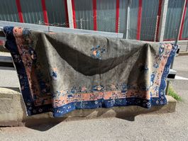 Beijing Art Déco antiker 262x185cm Teppich um 1910-20 sauber