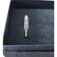 Ring Silber mit Zirkonia neu ungetragen Grösse 57