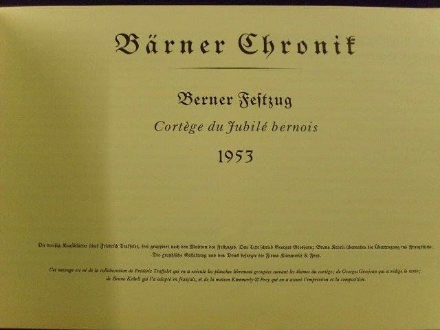 Libri: Berner Festumzug 1953 – Usato da Büsingen venduto da Flohminator 1